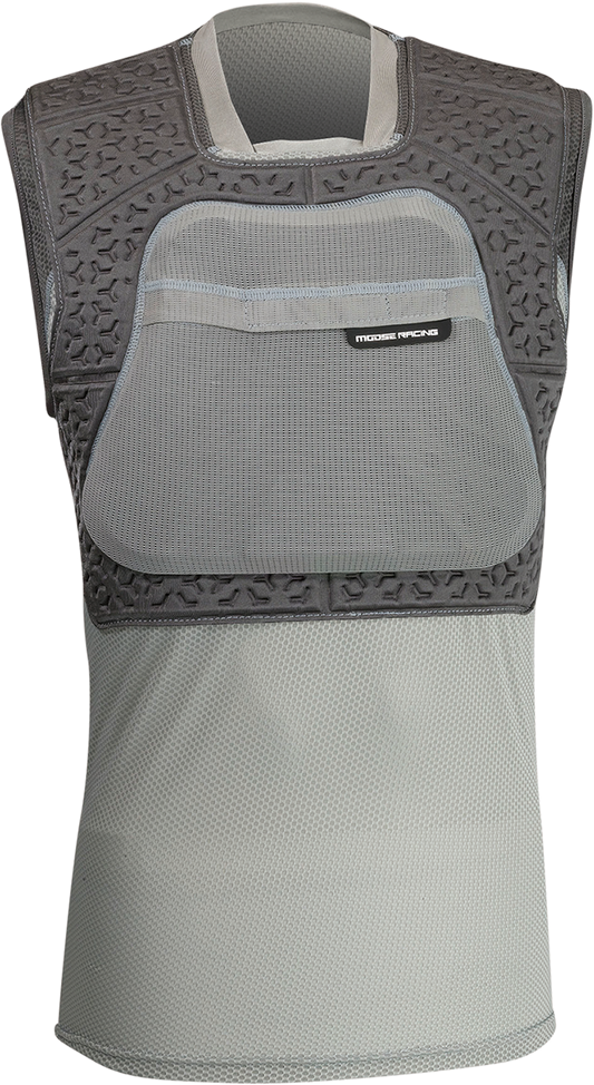 Moose Offroad XCR Guard Vest Gray Size S/M - Impact Protective Motorcycle Gear