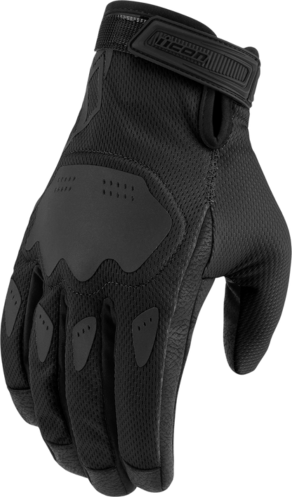 ICON Women's Hooligan CE Gloves - Black, Size XL | Part Number 3302-0847