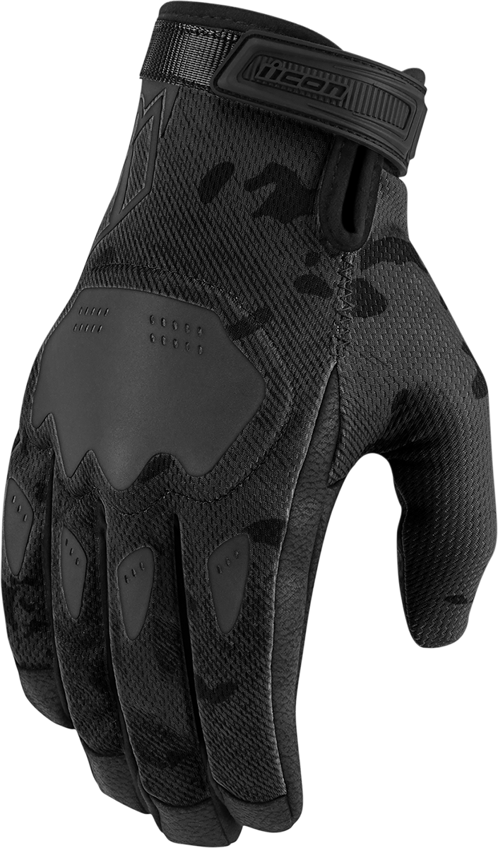 ICON Hooligan™ CE Gloves - Dark Camo, Size 2XL, Part 3301-4400