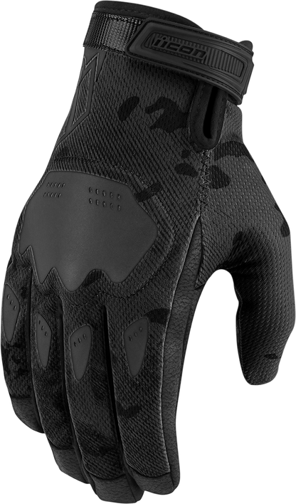 ICON Hooligan™ CE Gloves - Dark Camo, Size 3XL, Part Number 3301-4401