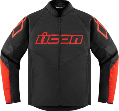 ICON Hooligan™ Slayer Jacket - XL by ICON with D3O Impact Protectors and Mesh Ventilation