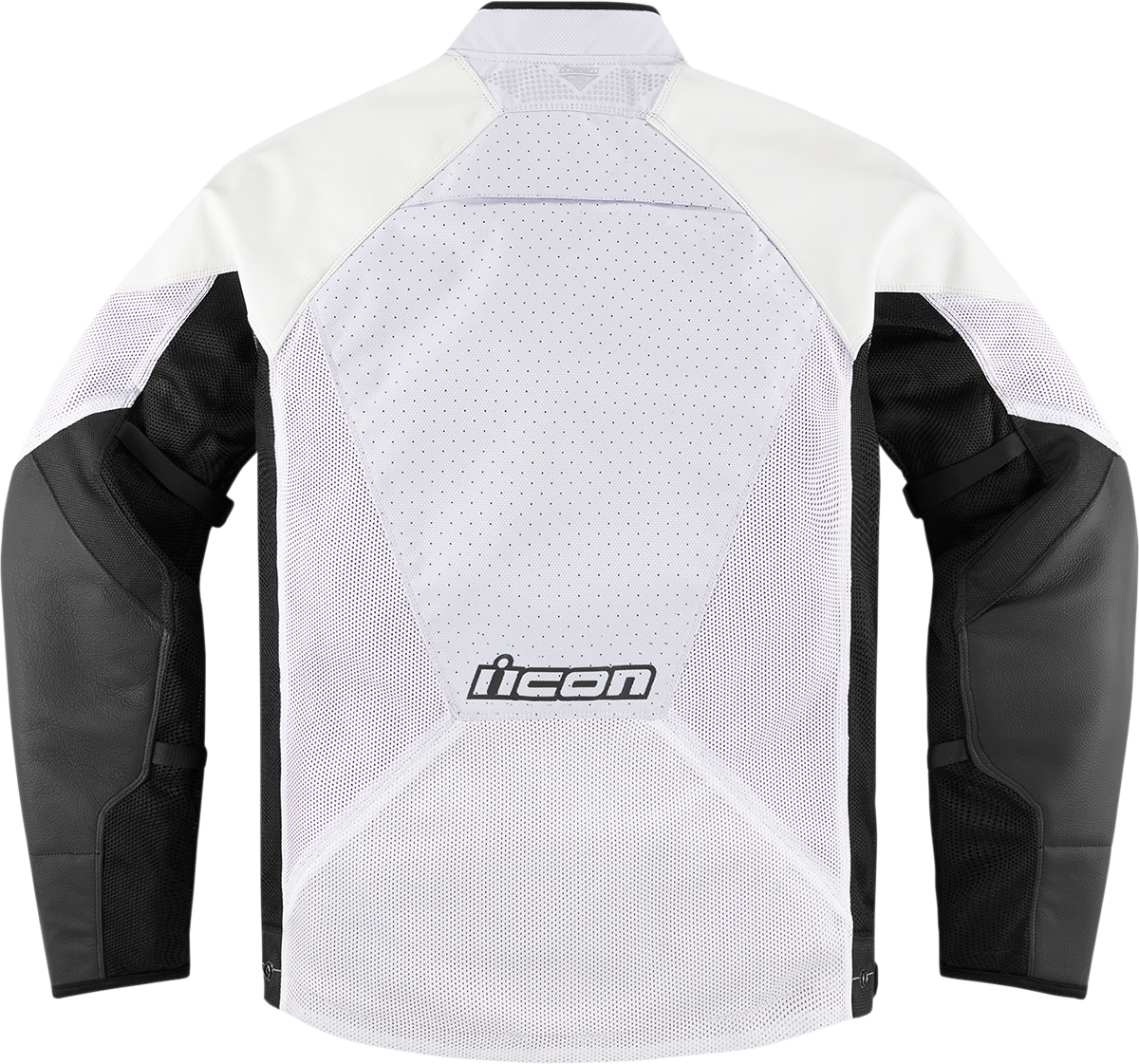 ICON Hooligan™ Jacket White Small with D3O® Impact Protectors and Mesh Ventilation Panels