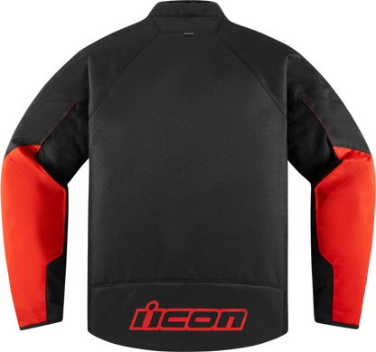 ICON Hooligan™ Slayer Jacket – Large, Durable 300D Polyester Motorcycle Gear with D3O® Impact Protectors