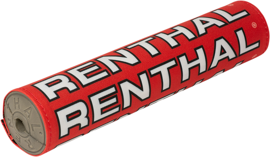 Renthal Vintage SX Crossbar Pad - Red/White P352 for 7/8" Motocross Handlebars