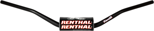 RENTHAL Fatbar™ Handlebar 843 - Flat Track 130 - Black (Part Number: 843-01-BK)