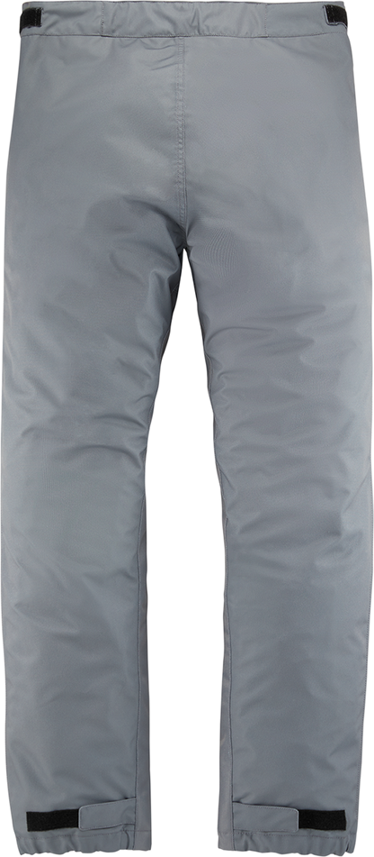 ICON PDX3™ Overpant Gray Large - Waterproof and Breathable Motorcycle Overpant with Impact Protection