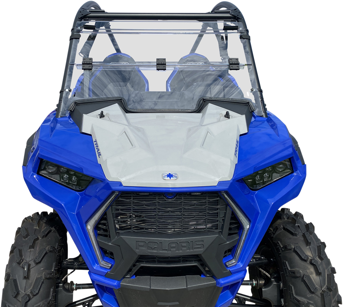 Moose Offroad Full Folding Windshield - Deluxe for RZR Trail V000291-12200M