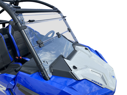 Moose Offroad Full Folding Windshield - Deluxe for RZR Trail V000291-12200M