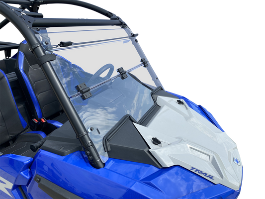 Moose Offroad Full Folding Windshield - Deluxe for RZR Trail V000291-12200M