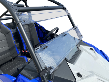 Moose Offroad Full Folding Windshield - Deluxe for RZR Trail V000291-12200M