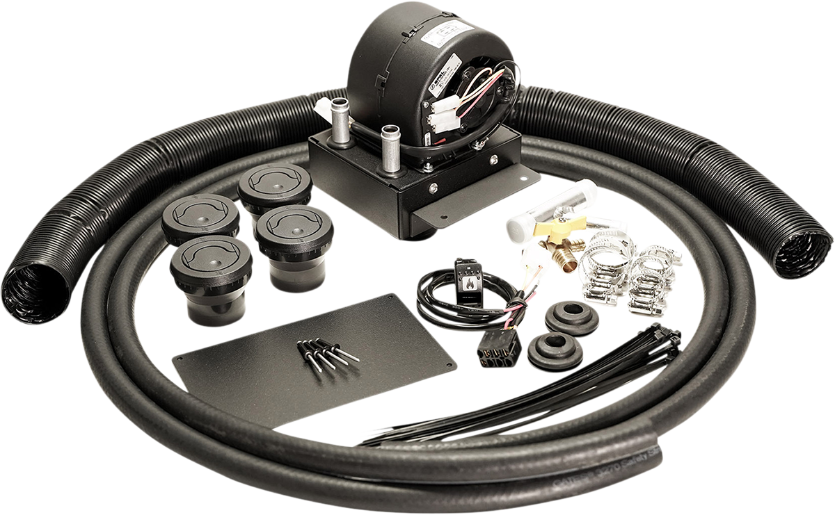 MOOSE OFFROAD UTV Cab Heater Kit for Polaris Z4134 - 12V Water-Operated Heating System