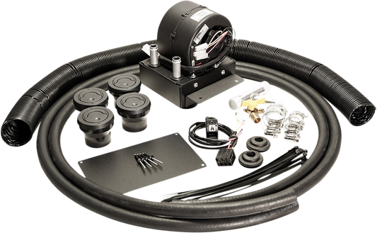 Moose Offroad Polaris Z4144 12V UTV Cab Heater Kit with Universal Radiator Hoses