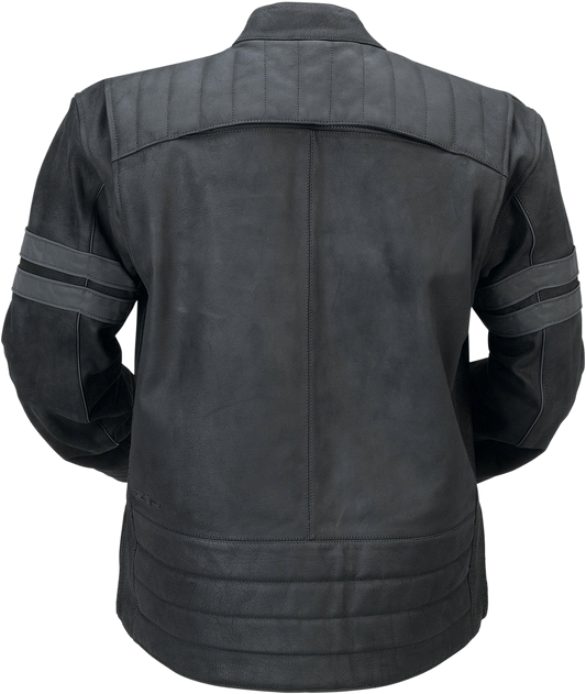 Z1R Remedy Leather Jacket - Black, Medium - Full Grain Leather Motorcycle Gear Part 2810-3890