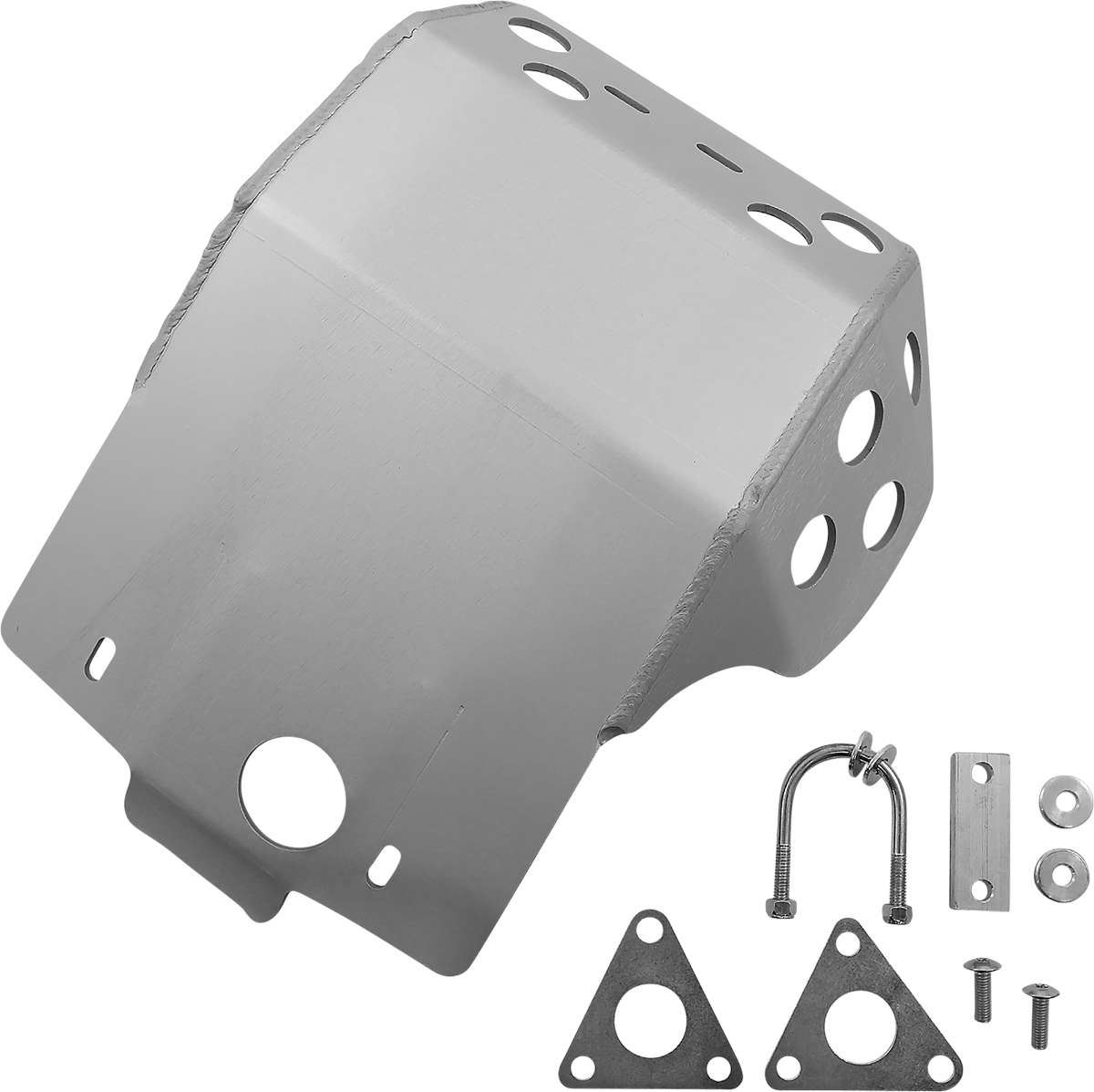 Moose Offroad Kawasaki KLR 650 Skid Plate Part #338 in Silver