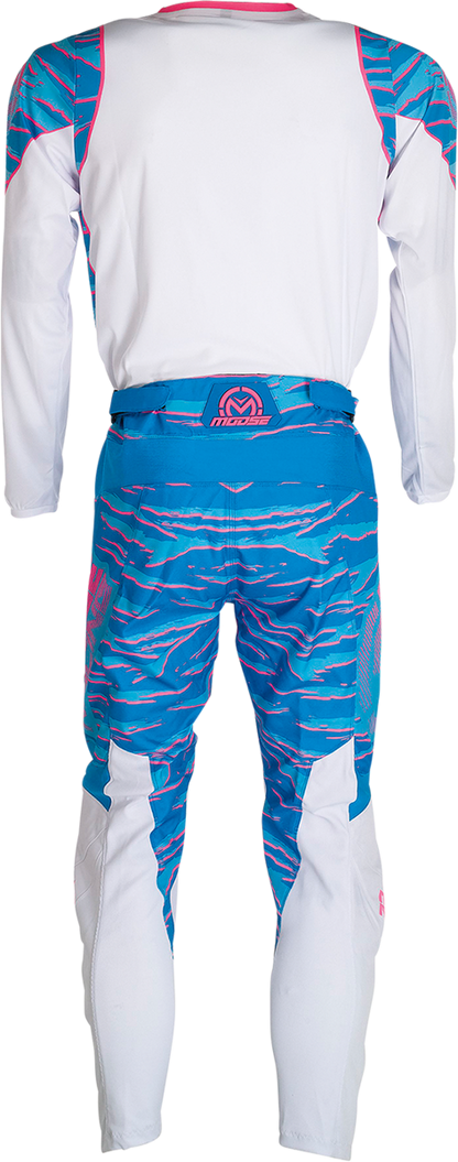Moose Offroad Qualifier® Jersey 4XL Blue/Pink - Part Number 2910-6956