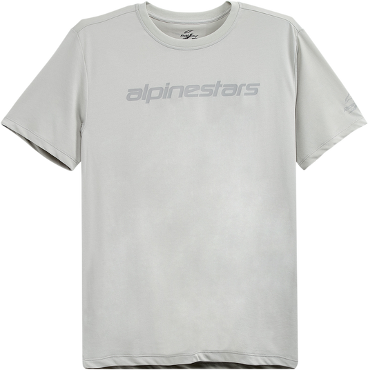 Alpinestars Tech Linear Performance T-Shirt - Silver, Medium (Part #12127500019M)
