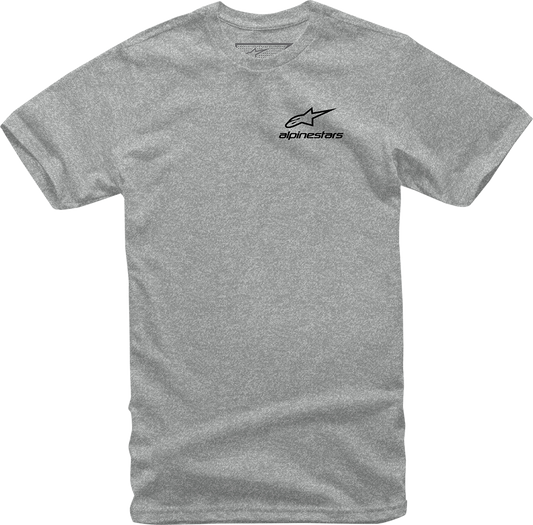 Alpinestars Corporate Heather Gray T-Shirt 2XL - Part Number 12137200010262X