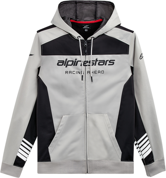 Alpinestars Sessions II Hoodie - Silver and Black, 2XL - Part 12305310019002X