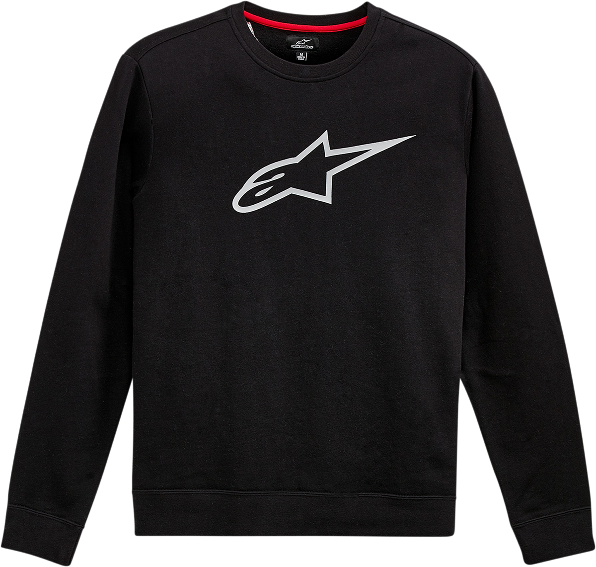 Alpinestars Ageless Crew Fleece Black/Gray Large - Part 1212513221011L