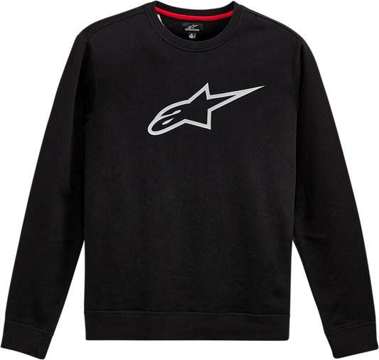 Alpinestars Ageless Crew Fleece Black/Gray Large - Part 1212513221011L