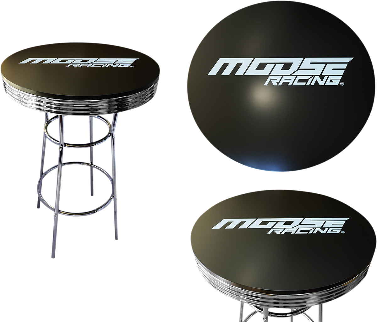 MOOSE OFFROAD Branded Round Pub Table - 30 Inch Diameter, Model X80-6024MRNU