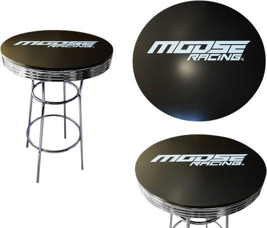 MOOSE OFFROAD Branded Round Pub Table - 30 Inch Diameter, Model X80-6024MRNU