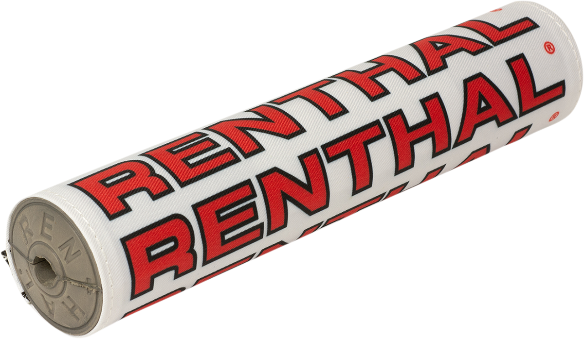 Renthal P351 Vintage SX Crossbar Pad – White and Red for 7/8 Inch Motocross Handlebars