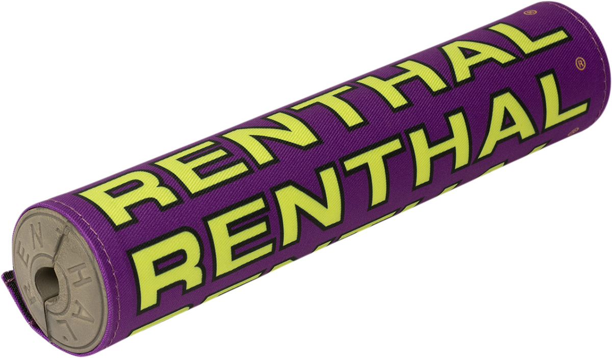 Renthal P353 Vintage SX Crossbar Pad - Purple and Yellow for 7/8" Motocross Handlebars