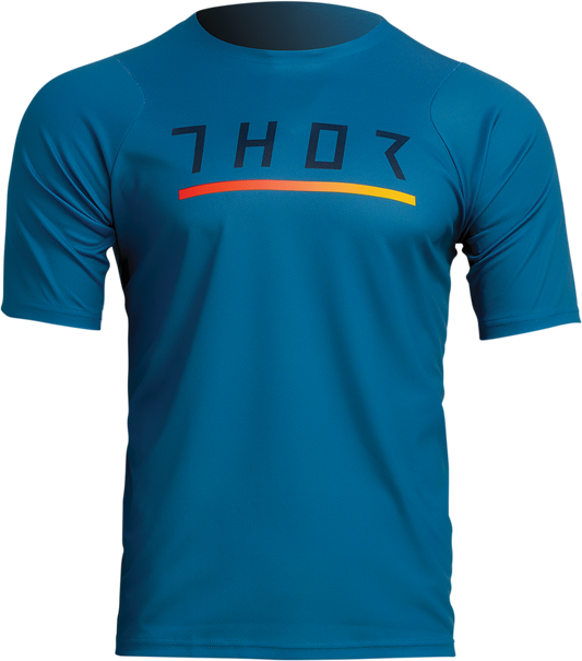 THOR Assist Caliber Short-Sleeve Jersey - Teal - XS 5020-0013