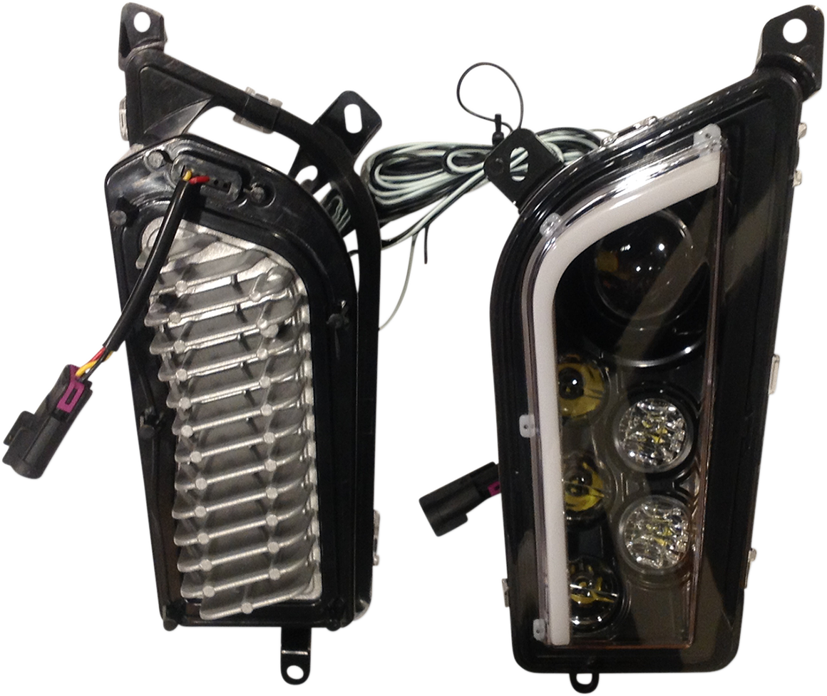 BRITE-LITES LED Headlight Conversion Kit for Polaris - Model BL-LEDRZRHALO