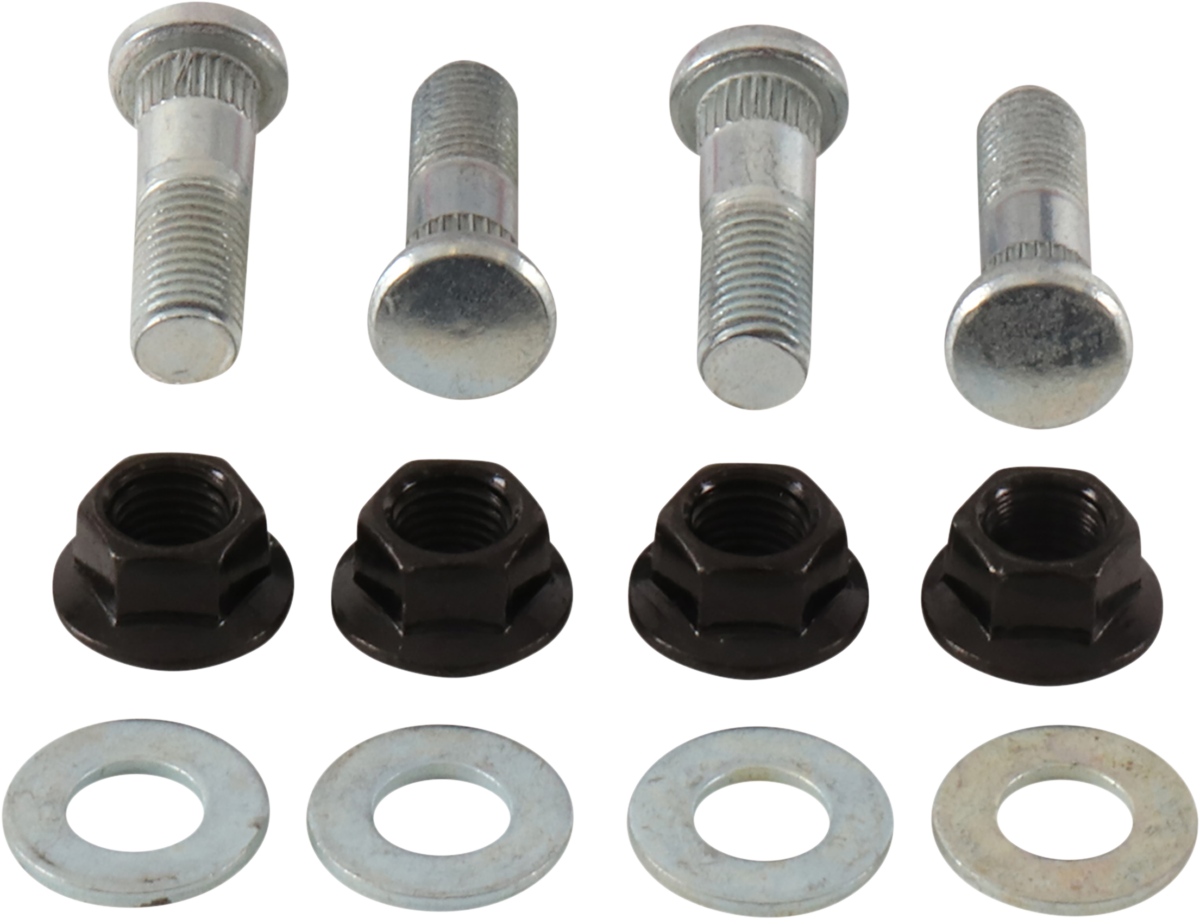 MOOSE OFFROAD Wheel Stud and Nut Kit for Suzuki 250 QuadRunner (Part No. 85-1062)