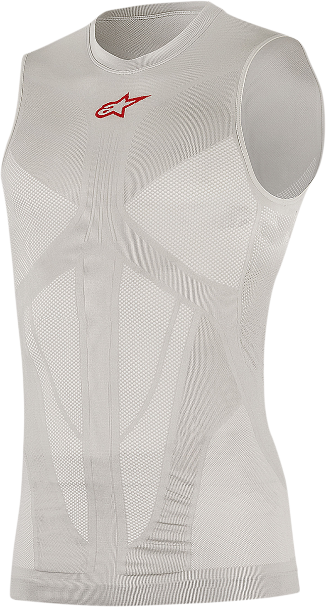 Alpinestars Tech Tank Summer Base Layer - Silver/Red, XS/S