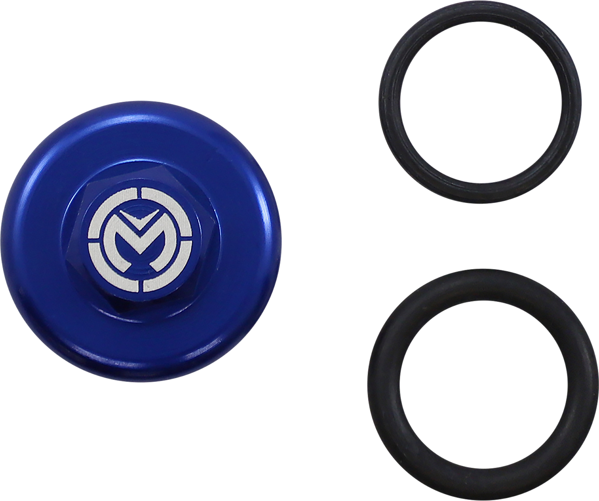 Moose Offroad Yamaha T14-6302L Aluminum Oil Cap – Blue Finish