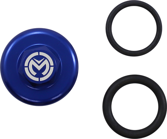 Moose Offroad Yamaha T14-6302L Aluminum Oil Cap – Blue Finish