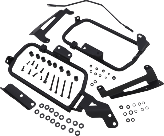 MOOSE OFFROAD Kenai Side Case Mount for Pan-Am H0PN114P - Heavy-Duty Motorcycle Luggage Mounting Kit