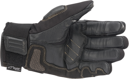 Alpinestars Corozal V2 Drystar® Gloves - Black/Sand Medium, Waterproof and Breathable Motorcycle Gloves