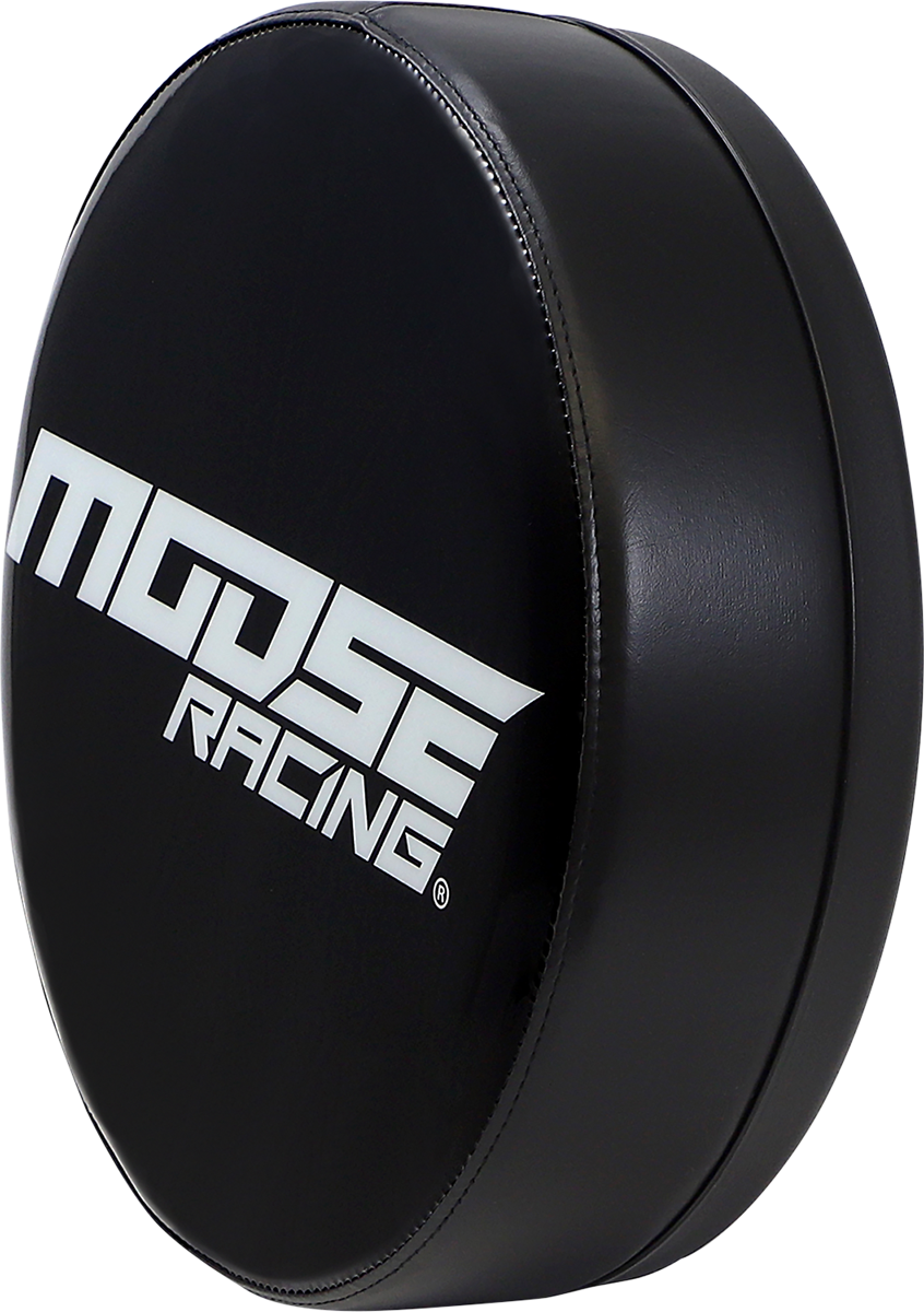Moose Offroad Black and White Bar Stool with Chrome Pedestals - Part Number X80-6020MRNU