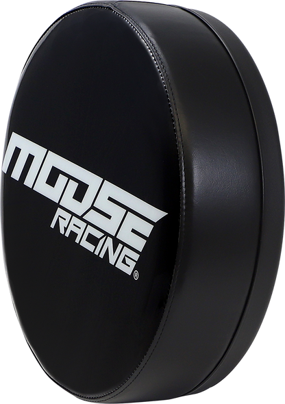 Moose Offroad Black and White Bar Stool with Chrome Pedestals - Part Number X80-6020MRNU