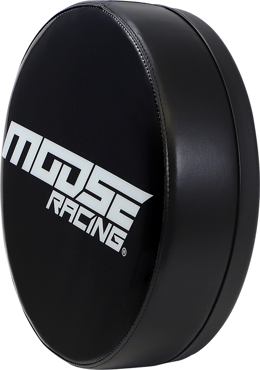 Moose Offroad Black and White Bar Stool with Chrome Pedestals - Part Number X80-6020MRNU