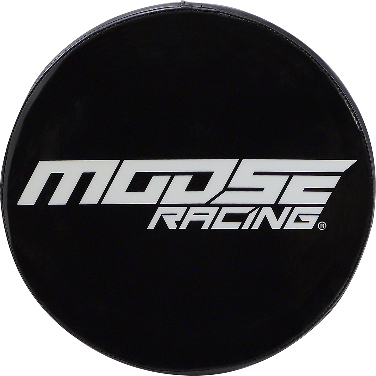 Moose Offroad Black and White Bar Stool with Chrome Pedestals - Part Number X80-6020MRNU