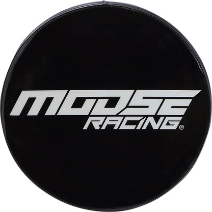 Moose Offroad Black and White Bar Stool with Chrome Pedestals - Part Number X80-6020MRNU