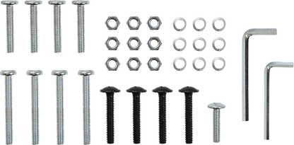 Moose Offroad Black and White Bar Stool with Chrome Pedestals - Part Number X80-6020MRNU