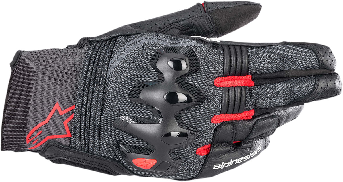 Alpinestars Morph Sport Gloves - Black and Bright Red, Small (Part #3567122-1303-S)