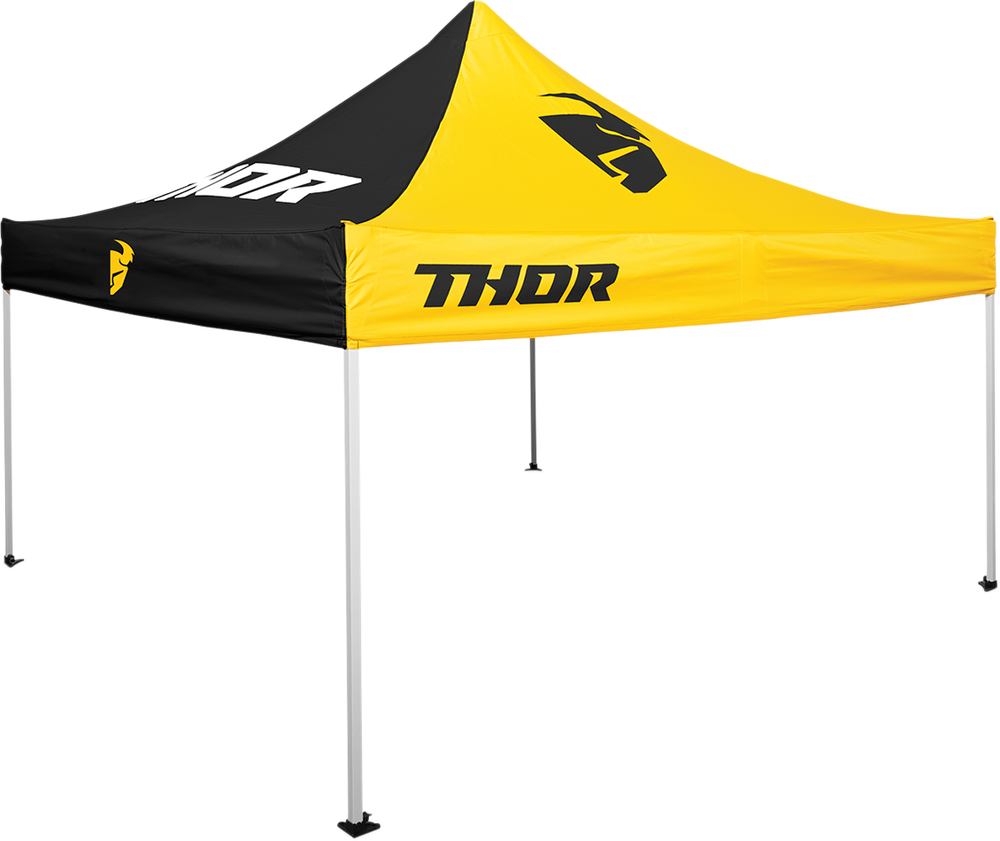 THOR Collapsible Canopy Top - 10' x 10' Black/Yellow Replacement for Model 4030-0027