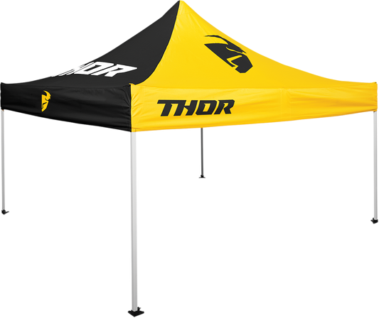 THOR Collapsible Canopy Top - 10' x 10' Black/Yellow Replacement for Model 4030-0027