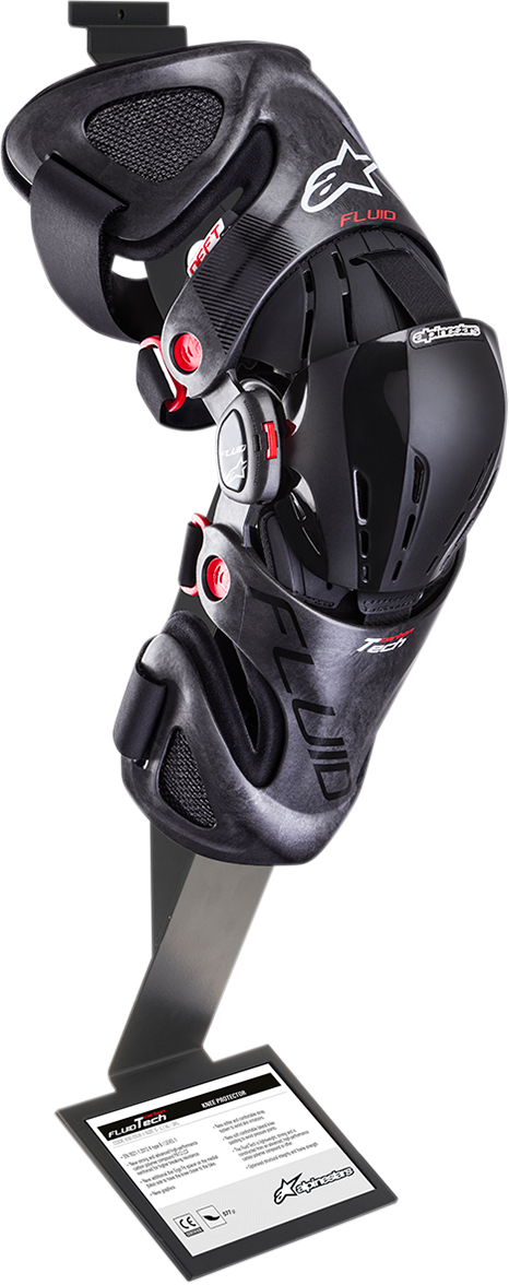 Alpinestars Fluid Knee Brace Display 7001617 for Enhanced Support and Durability
