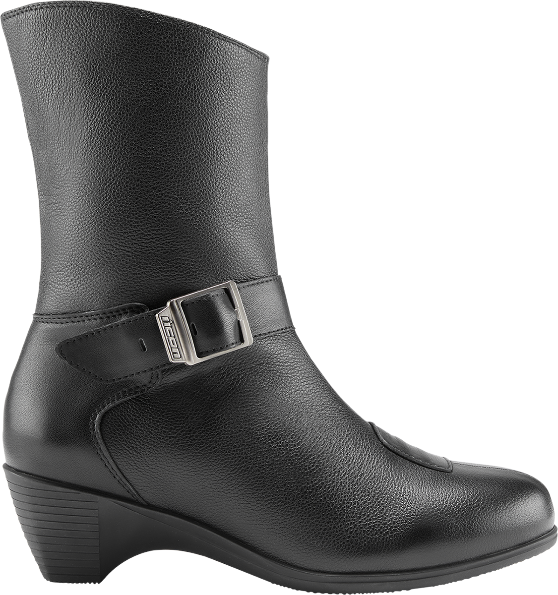 ICON Women's Tuscadero™ Boots - Black, US Size 8 - Durable Oil & Slip-Resistant Urban Riding Footwear