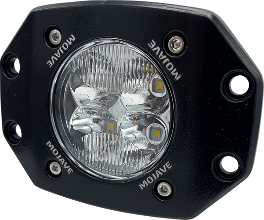 ALL BALLS LED Racing Light 3-Inch Flush Mount TLM3-FM with IP69K Waterproof Rating