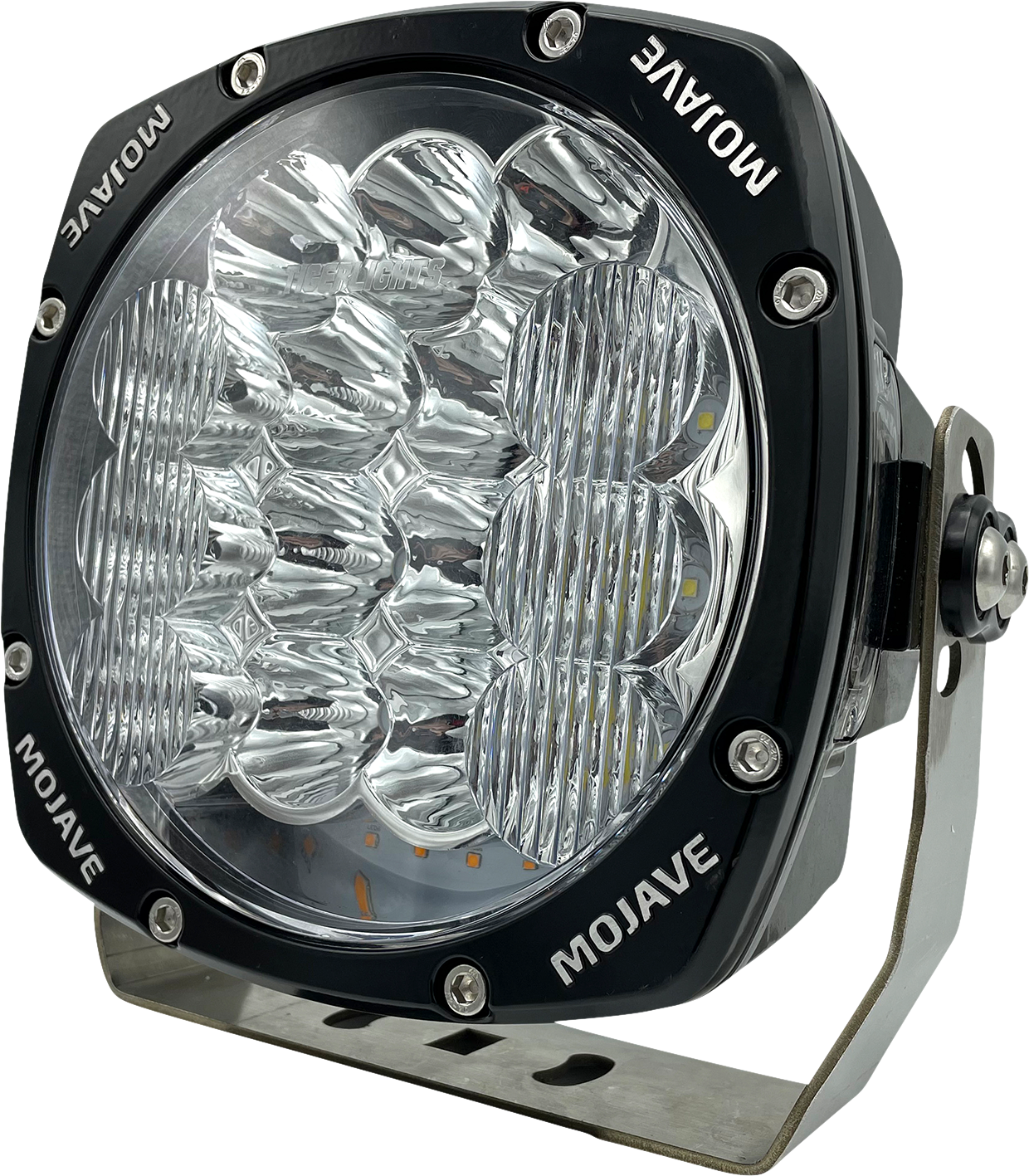 ALL BALLS TLM8 8-Inch LED Racing Light with Waterproof Housing and Stainless Steel Mounting Bracket