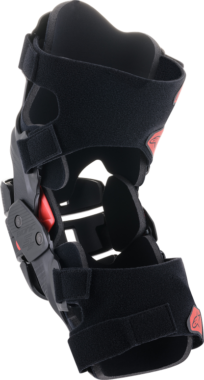 Alpinestars Youth Bionic 5S Knee Braces - Black/Red (Part Number 6540520-13)